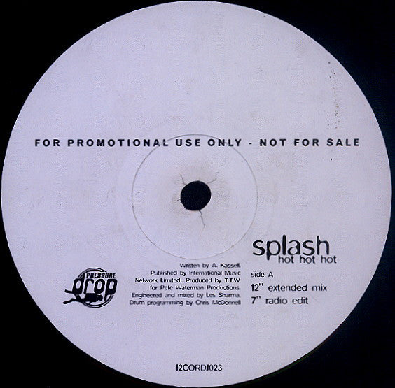 Splash (12) : Hot Hot Hot (12", Promo)