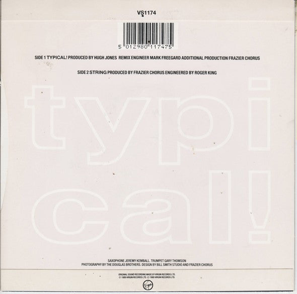 Frazier Chorus : Typical! (7", Single)