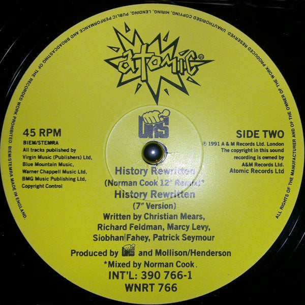 URS (7) : History Rewritten (12")