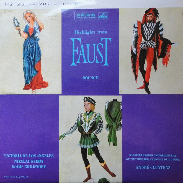 Charles Gounod - Orchestre National De L'Opéra De Paris Conducted By André Cluytens : Highlights From "Faust" (LP, RE, ER2)
