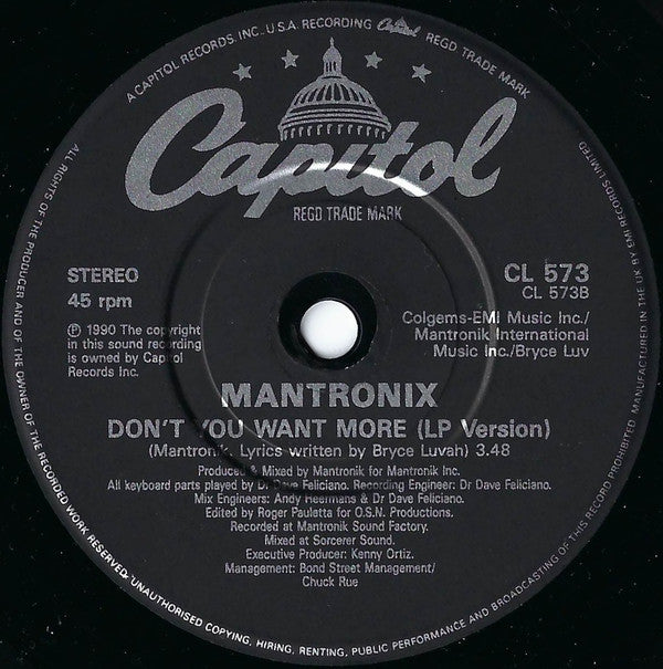 Mantronix Featuring Wondress* : Take Your Time (7", Single)