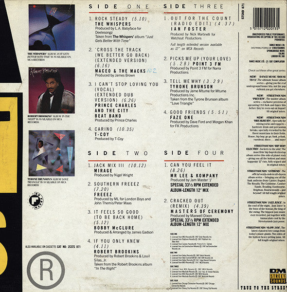 Various : Street Sounds ‘87-1 (2xLP, Comp)