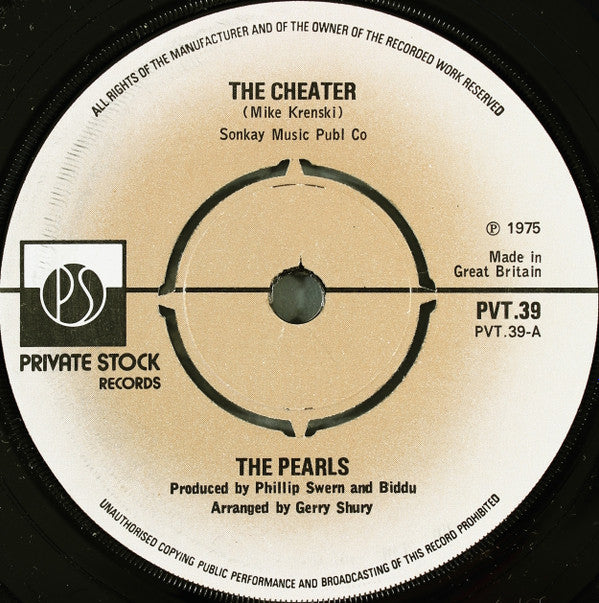 The Pearls : The Cheater (7")