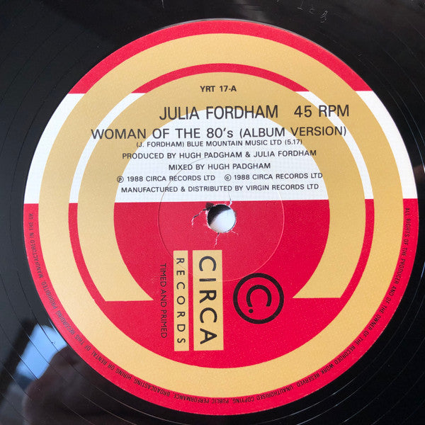 Julia Fordham : Woman Of The 80's (12")