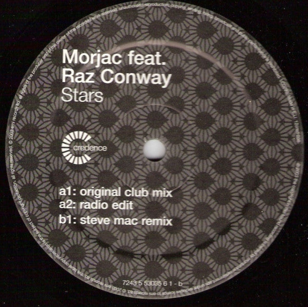 Morjac Feat. Raz Conway : Stars (12")