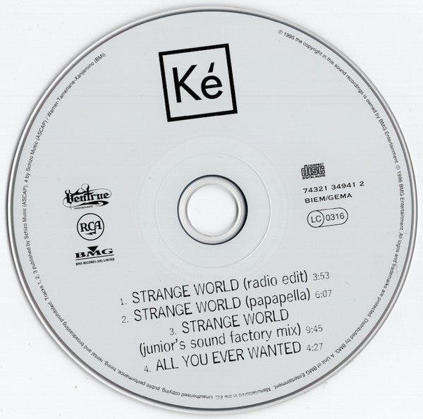 Ké : Strange World (CD, Single)