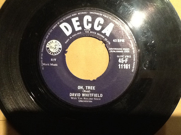David Whitfield : Oh Tree (7", 3 P)