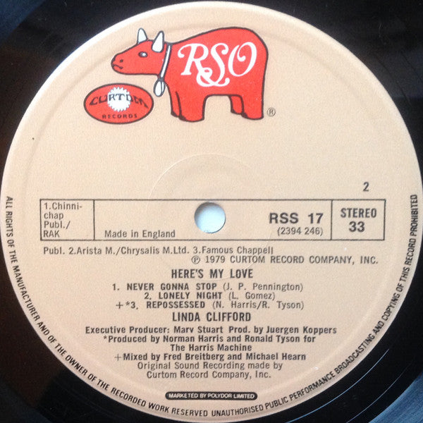Linda Clifford : Here's My Love (LP, Album)
