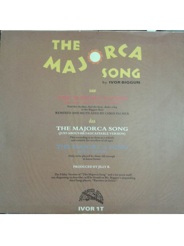 Ivor Biggun : The Majorca Song (12")