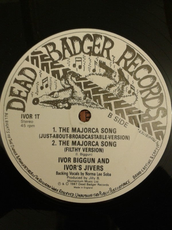 Ivor Biggun : The Majorca Song (12")