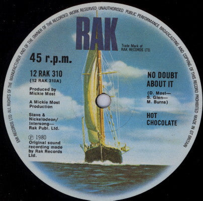 Hot Chocolate : No Doubt About It (12", Single)