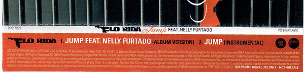 Flo Rida Feat. Nelly Furtado : Jump (CD, Single, Promo)