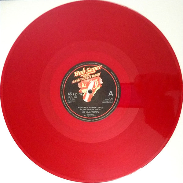 Bob Seger And The Silver Bullet Band : We've Got Tonight / Feel Like A Number / Brave Strangers (12", Ltd, Red)