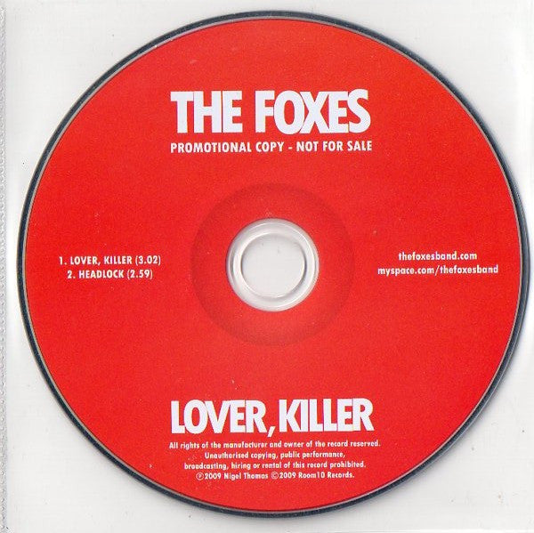 The Foxes : Lover, Killer (CD, Single, Promo)