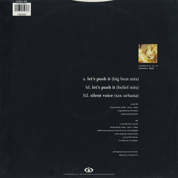 Innocence : Let's Push It (12", Single)