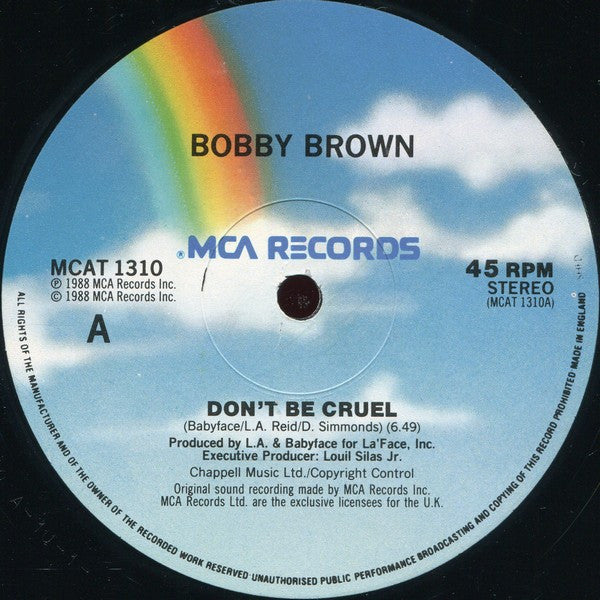 Bobby Brown : Don't Be Cruel (12", Single)
