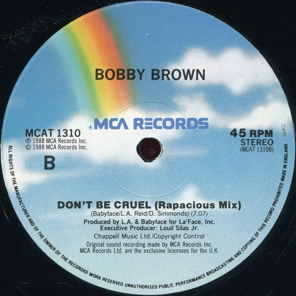 Bobby Brown : Don't Be Cruel (12", Single)