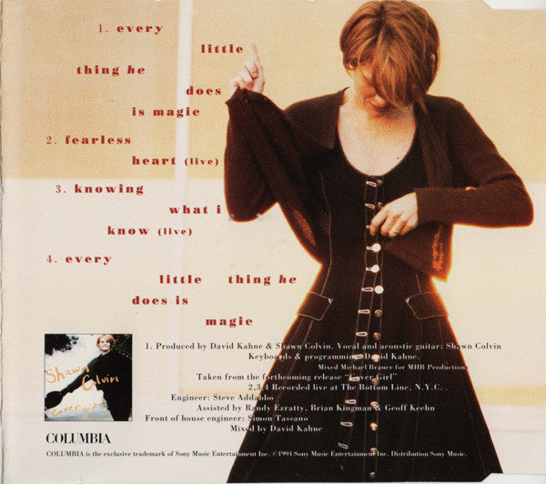 Shawn Colvin : Every Little Thing He Does Is Magic (CD, Maxi)