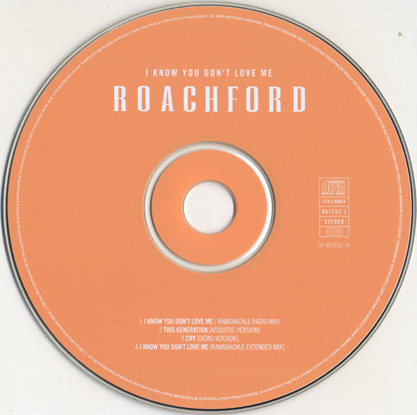 Roachford : I Know You Don't Love Me (CD, Maxi)