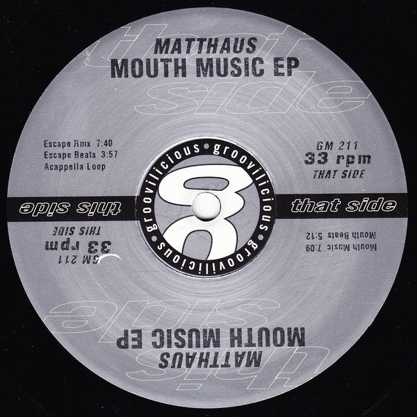 Matthaus : Mouth Music EP (12", EP)