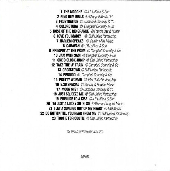 Duke Ellington : Ring Dem Bells (CD, Comp)