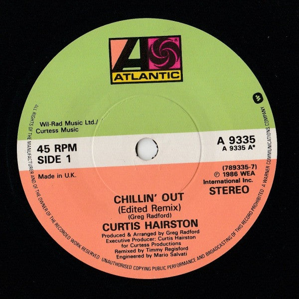 Curtis Hairston : Chillin' Out (7", Single)