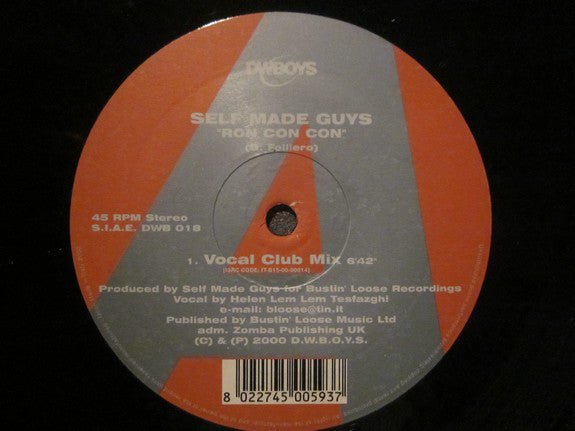 Self Made Guys : Ron Con Con (12")