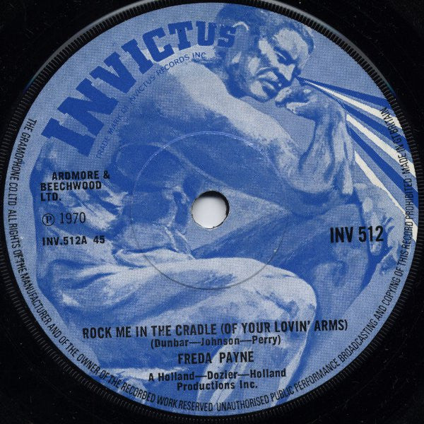 Freda Payne : Rock Me In The Cradle (Of Your Lovin' Arms) (7", Single)