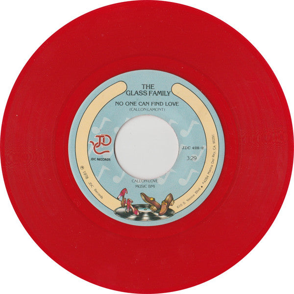 The Glass Family : Mr. DJ You Know How To Make Me Dance (7", Red)