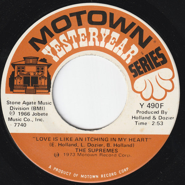 The Supremes : Come See About Me / Love Is Like An Itching In My Heart (7")