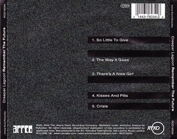 Creeper Lagoon : Remember The Future (CD, EP)