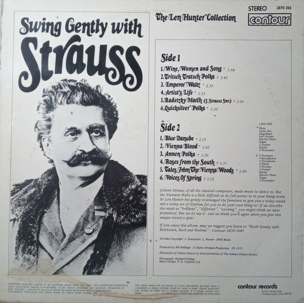 The Len Hunter Collection : Swing Gently With Strauss (LP)
