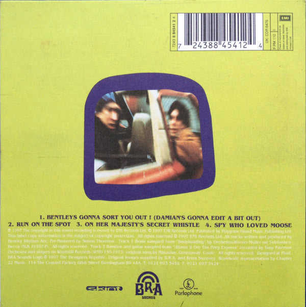Bentley Rhythm Ace : Bentley's Gonna Sort You Out / Run On The Spot (CD, Single, CD2)