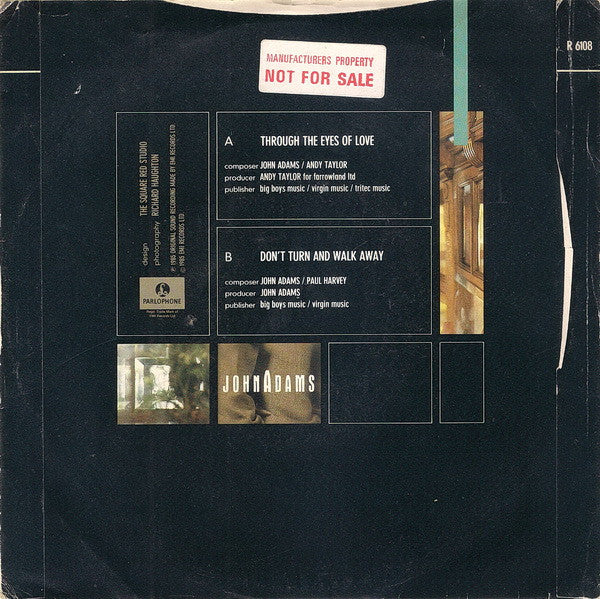 John Adams (3) : Through The Eyes Of Love (7")