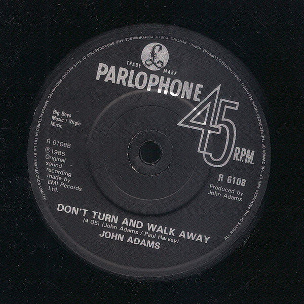 John Adams (3) : Through The Eyes Of Love (7")