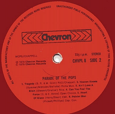 Unknown Artist : Parade Of Pops (LP, Ltd, Red)