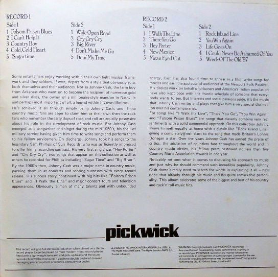Johnny Cash : The Johnny Cash Collection (2xLP, Comp)