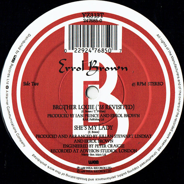 Errol Brown : Maya (12")
