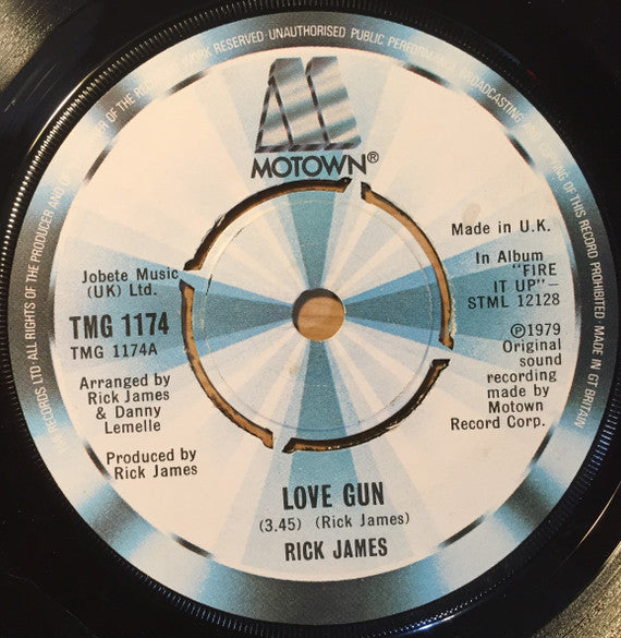 Rick James : Love Gun (7", Single)