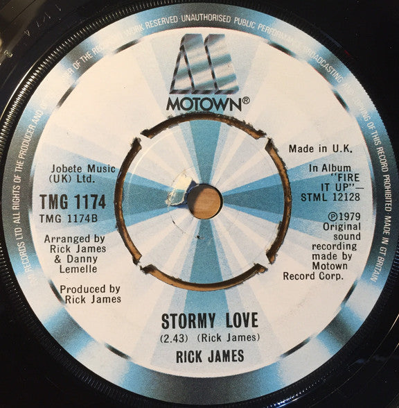 Rick James : Love Gun (7", Single)