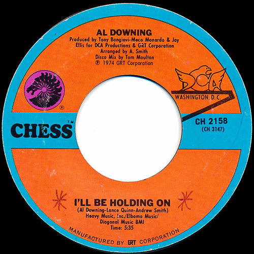 Al Downing : I'll Be Holding On / Baby Let's Talk It Over (7", Single, Styrene)