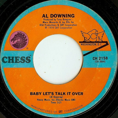 Al Downing : I'll Be Holding On / Baby Let's Talk It Over (7", Single, Styrene)