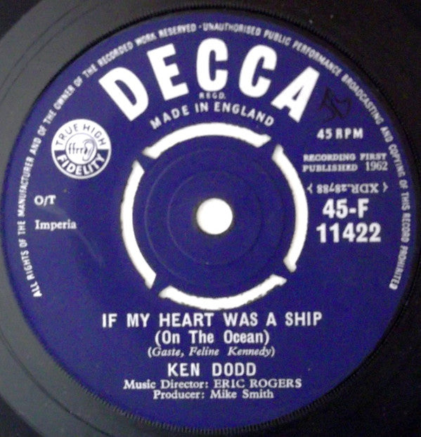 Ken Dodd : Pianissimo (7", Single)