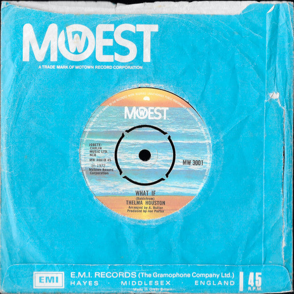 Thelma Houston : No One's Gonna Be A Fool Forever (7", Single)