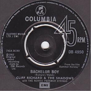 Cliff Richard & The Shadows : The Next Time / Bachelor Boy (7", Single, RE, Pus)