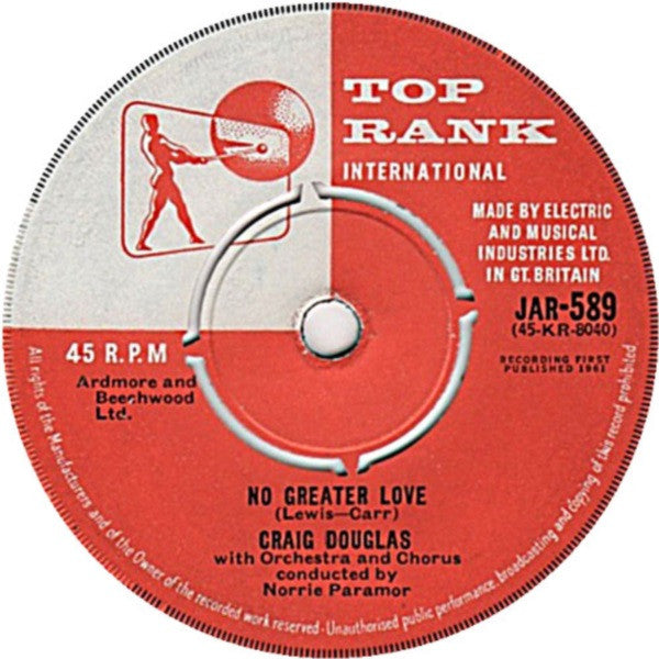 Craig Douglas (2) : No Greater Love (7", Single)