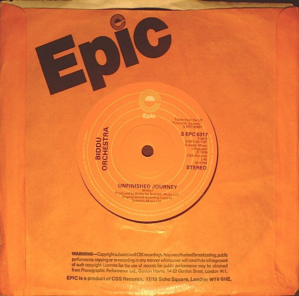 Biddu Orchestra : The Stud (7", Single)
