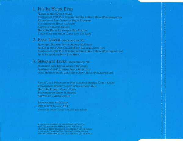 Phil Collins : It's In Your Eyes (CD, Single, CD2)