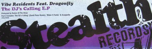 Vibe Residents Feat. Dragonfly (2) : The DJ's Calling E.P (Part 2) (12", EP)