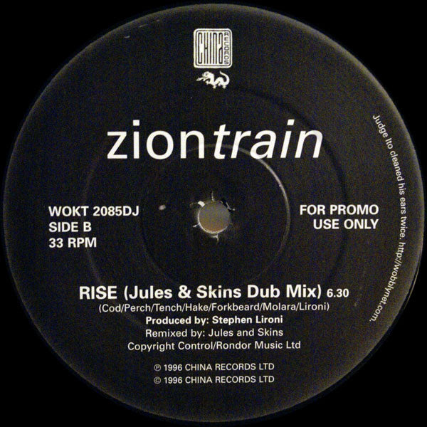 Zion Train : Rise (12", Promo)